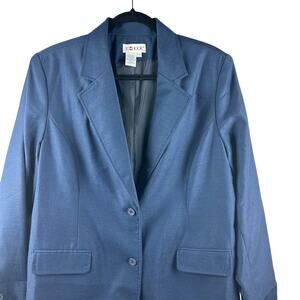 Vintage JG Hook 100% Wool Navy Blue Blazer – Classic Tailored Fit, Size‎ 16